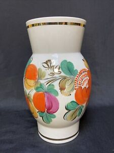 R Vintage Kiev Vase Porcelain USSR Statue Figure Decor Stamp Marked Hand Painted