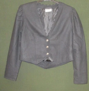 Damen Trachten Jacke Janker schwarz Gr. 40 von Meico - Picture 1 of 2