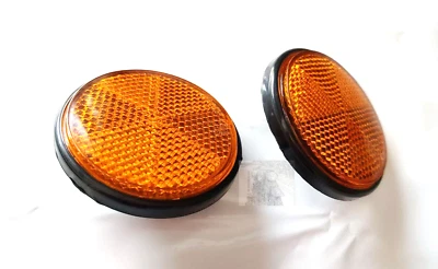 Reflector L/R apto para Suzuki GN125 GN250 GN400T GS450 GS550 GS650 GS1000 nuevo Foto 1 de 4