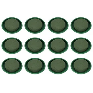 Kit de arreglo floral de bricolaje Espuma floral húmeda redonda verde, flor4378 - Imagen 1 de 8