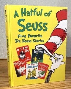 A HATFUL OF SEUSS : Five Favorite Dr. Seuss Stories ~ Vintage Hardcover c.1996 - Picture 1 of 12