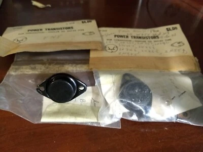 3- Radio 2N155 High Power Transistor NOS Repair Parts PNP Geranium Semiconductor - Image 1 of 3