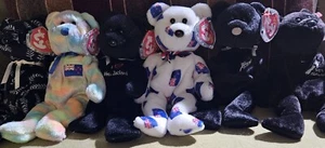 6 Ty Beanie Baby Neuseeland Bären Asien-Pazifik MWMT MQ - Bild 1 von 13