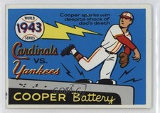 1970 Fleer Laughlin World Series Mort Cooper 1943 World Series #40