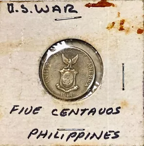 1944 S Filipinas / Philippinen USA 5 Centavos - Bild 1 von 2