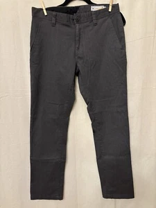 Volcom True To This Gray Chino 32” Waist (Actual) X 30” Length - Picture 1 of 12