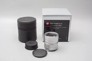 Leica Summilux M 50mm f/1.4 F1.4 ASPH. Lens (11892) Silver, M Mount 6 Bit Boxed - Picture 1 of 16