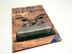 Folleto de libro de tapa dura Super Sportscars de Clive Prew © 1990 - Imagen 1 de 2