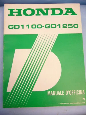 Manuale officina cartaceo, Honda GD110 GD1250 - Immagine 1 di 4