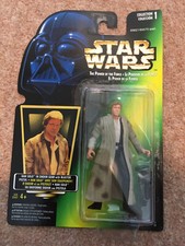 Star Wars POTF Han Solo Endor Gear (Green Card) 1996 holo sticker