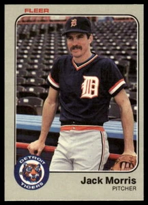 1983 Fleer #336 Jack Morris - Picture 1 of 2
