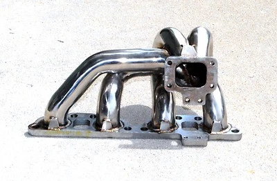 Colector turbo de acero inoxidable montaje inferior para Nissan 240SX SR20DET 89-98 Foto 1 de 2