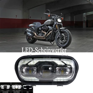 LED Scheinwerfer Montage DRL Fernlicht Abblendlicht Für Harley Fat Bob 2008-2019 - Bild 1 von 11