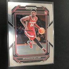 Brandon Miller 2022-23 Prizm Draft Picks Rookie Card RC #63 Hornets H26