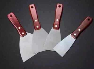 Cuchillo de masilla de acero inoxidable de 4 piezas cuchillo de masilla cuchillo de lote Foto 1 de 2