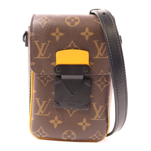 LOUIS VUITTON（LV） Borsa a tracolla LOUIS VUITTON S Lock portafoglio indossabile verticale M82535 monogramma marrone