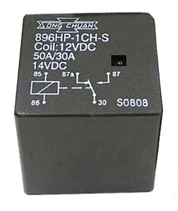 1PCS  SongChuan  896HP-1CH-S 12VDC  Power  Relay  50A /30A  5Pins - Picture 1 of 2
