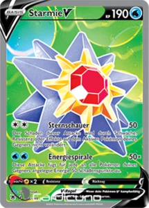 Starmie V 166/189 FULL ART Astralglanz Pokemon Sammelkarte Deutsch - Bild 1 von 2