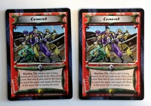 Cornered (2) L5R Legends of the Five Rings CCG Anvil of Despair 1996 - Picture 1 of 1