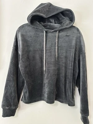 Suéter con Capucha Ugg Para Mujer Gris Belden Terciopelo Manga Larga Mediano Foto 1 de 4