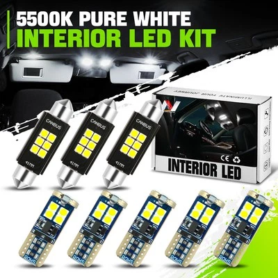 8 Pcs Interior Courtesy License Plate Light LED Bulbs for Dodge Challenger 08-22 - Изображение 1 из 4