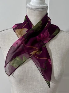 Cejon Floral Women's Bandana - Versatile Neck/Head/Handbag Accessory - Picture 1 of 5