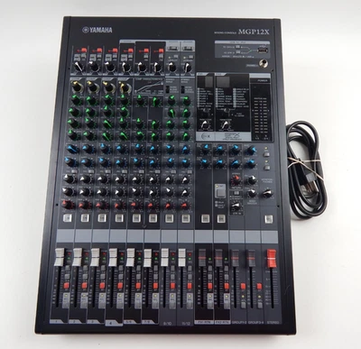 Yamaha MGP12X 12-Channel Hybrid Analog/Digital FX Mixing Board Console - Image 1 of 4