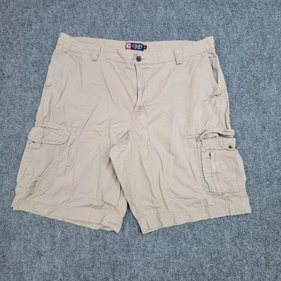 Pantalones Cortos Carga Chaps Hombres 40 Beige Caqui Bolsillos Plisados Exterior Informal Senderismo Ropa Foto 1 de 4