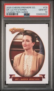 2025 Cheers Premier ED. Dr. Lilith Sternin Character Cards Pop 1 Psa 10 - Bild 1 von 2