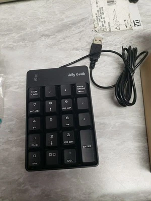 Jelly Comb USB Numeric Keypad Black free ship - Image 1 of 3