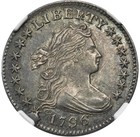 1796 10C NGC MS63 CAC Draped Bust Dime 3809338-003