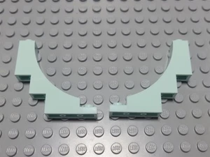 Neu Lego Menge 2 Light Aqua 1x5x4 invertierte Bogen Stein Stücke - Bild 1 von 1