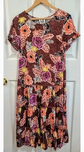 Vestido JAASE s.XS Largo Maxi Cintura Caída Floral - Imagen 1 de 7