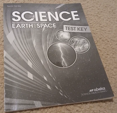 Abeka Book 8th Grade Science Earth and Space Test Key - Image 1 of 3