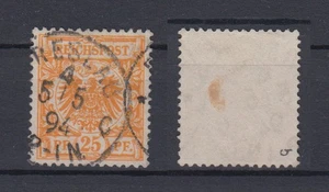 Deutsches Reich 49b Wertziffer Krone 25 Pf gestempelt Farbgeprüft /5 - Bild 1 von 1