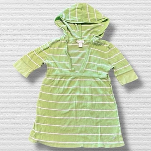 Felpa con cappuccio LIMITED TOO Babydoll manica 1/2 Y2K retrò Kidcore taglia 10 verde - Foto 1 di 6