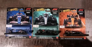 Hot Wheels Premium F1 - Formula 1 2024 McLaren, Visa, Mercedes (Lot Of 3) - Picture 1 of 7