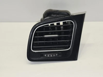 原始设备制造商左暖通空调通风口装饰面板缎面黑色铝质大众 GTI MK7 2015‐17 — 第 1/4 张图片