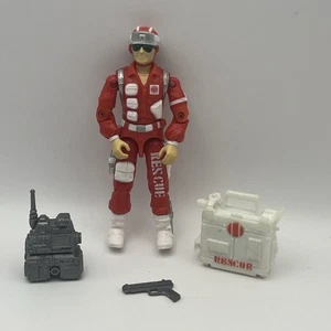 1986 Vintage G.I. GI Joe Lot 3.75 ARAH Lifeline Medic v1 Most Accessories Clean - Picture 1 of 20