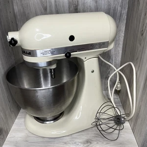 Kitchen Aid Modello K45SS Miscelatore con Supporto a Testa Inclinabile Bianco con Acc. Made In U.S.A. - Foto 1 di 7