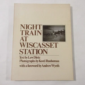 Rural Maine History Photography Night Train at Wiscasset Station Ruohomaa Dietz - Bild 1 von 22