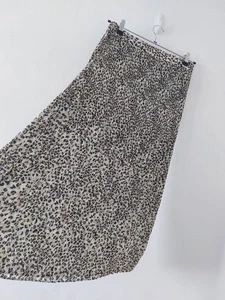 Primark Maxi Skirt Size 14 Brown Green Animal Print Hippie Gypsy Peasant Boho - Picture 1 of 9