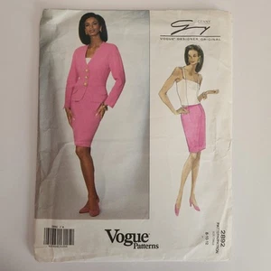 Vintage 1992 Vogue Pattern #2892 Designer Original Genny Size 8-10-12 Complete - Picture 1 of 8