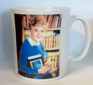 JESSICA FLETCHER Murder She Wrote  WHITE CERAMIC MUG Angela Lansbury - Picture 1 of 1