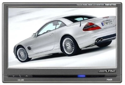 Alpine TME-M770 7" Touch Screen Monitor  USED - Image 1 of 4