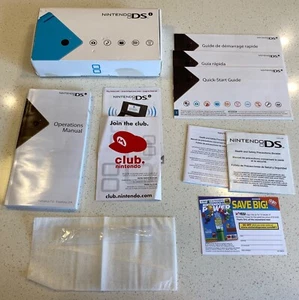 Nintendo DSi Matte Blue BOX, INSERTS and MANUALS ONLY! - Bild 1 von 12