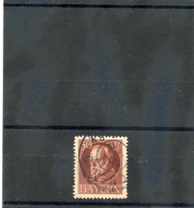 GERMANY, BAVARIA Sc 106a(MI 101I)VF USED 1914 50pf RED BROWN, CLEAR PRINT, $13 - Picture 1 of 1