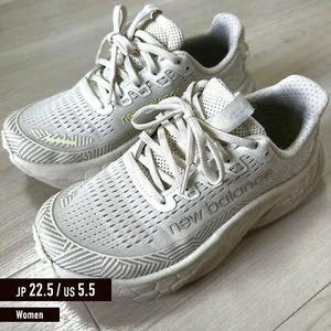 NEW BALANCE Fresh Foam X More Trail v3 LIGHT BEIGE 5.5 Women Sneakers Excellent - Afbeelding 1 van 10