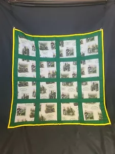 John Deere Quilt Handmade 41"x41" - Picture 1 of 5