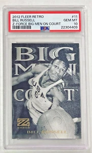2012-13 Fleer Retro Bill Russell 1997-98 Z-Force Big Men on Court PSA 10 #11BMOC - Picture 1 of 2